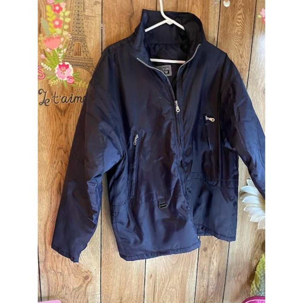 men's Design Crew Jacket- Heavy Weight